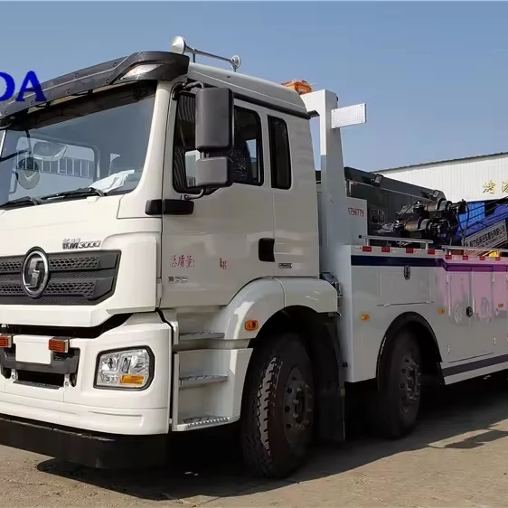 Китайский бренд новый Shacman 8x4 50 тонн сверхмощный аварийный башенный буксировщик для продажи