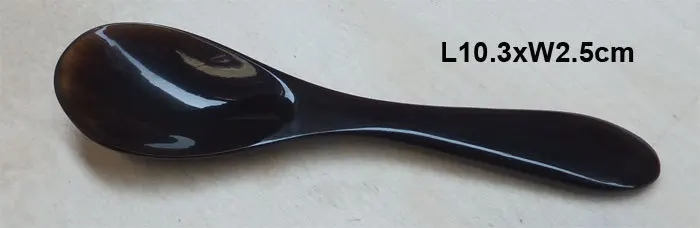 Spice horn spoon tiny small horn spoon