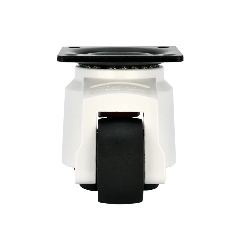 50F 60F 80F 100F Foma Wheel Industrial Heavy Duty Caster Wheel Single Wheel Handle Linkage Adjusting Caster Retractable Caster