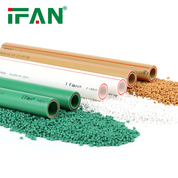IFAN Factory Price PPR Water Tube 20 160mm Water Pipe  DIN 8077/8078 Plumbing Materials Plastic Water Pipe