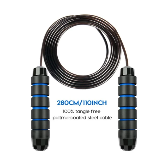 Комнатный фитнес-кабель с регулируемой скоростью, стальные провода, скакалка