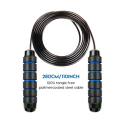 Комнатный фитнес-кабель с регулируемой скоростью, стальные провода, скакалка