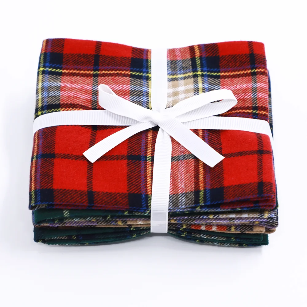 100 Organic Cotton Fabric By The Meter Checks Fabric 100% Cotton Fabrics For Clothing Cotton