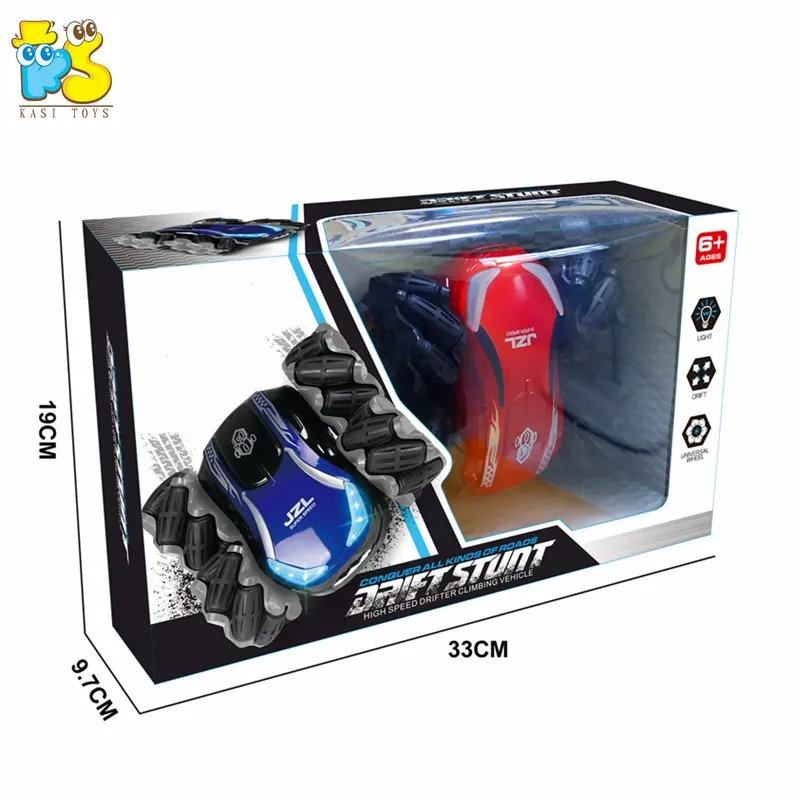 Remote control stunt car for kids high speed drift car cool colored light radio control toys