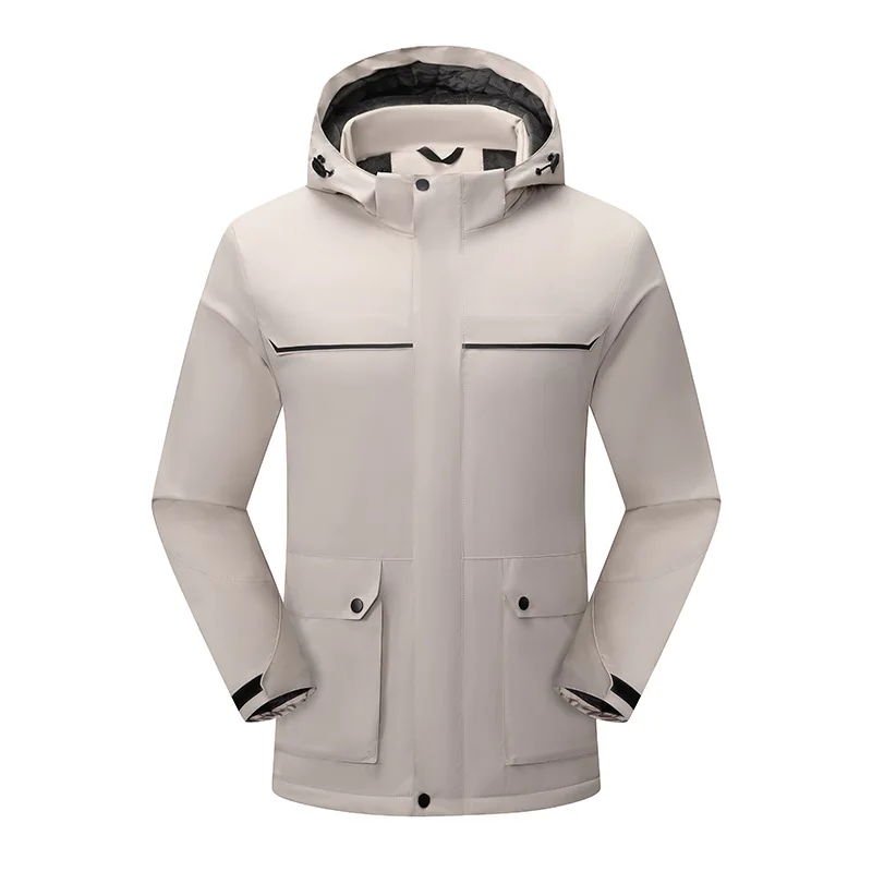 Unisex Waterproof Ski & Snowboard Jacket With Down Liner Winter Outdoor Thick Warm Coat Men Women Breathable Plus Size Feature