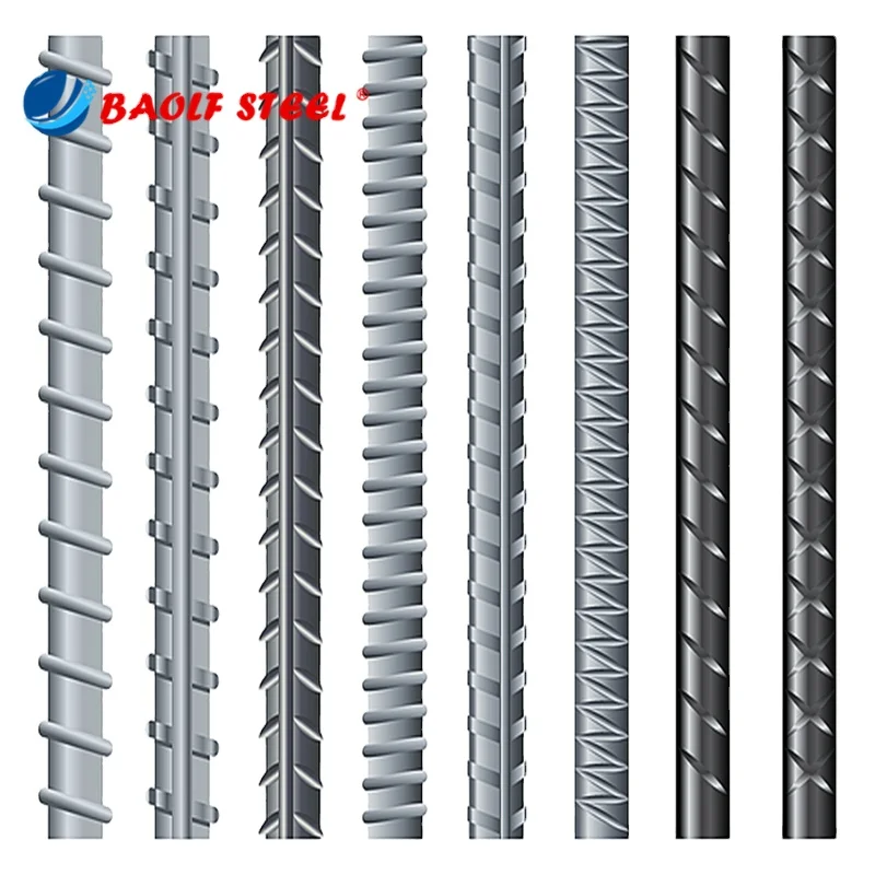 HRB400E, HRB500, ASTM Gr.40, ASTM Gr.60 8/10mm steel rebar