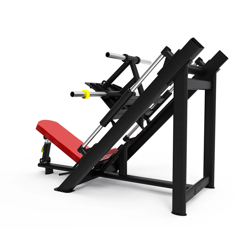 Gym equipment commercial incline squat machine leg press hack squat machine