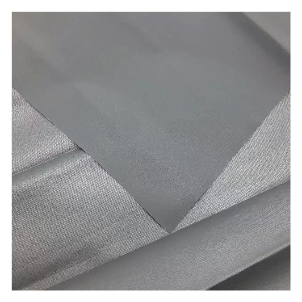 210T 100 Polyester Taffeta  Fabric PA/AC+PU Coated Silver Coated Polyester Taffeta Fabric For Sunshade