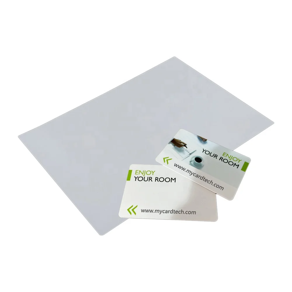 High Resolution A4 Inkjet PVC Sheets for ID Card Printing