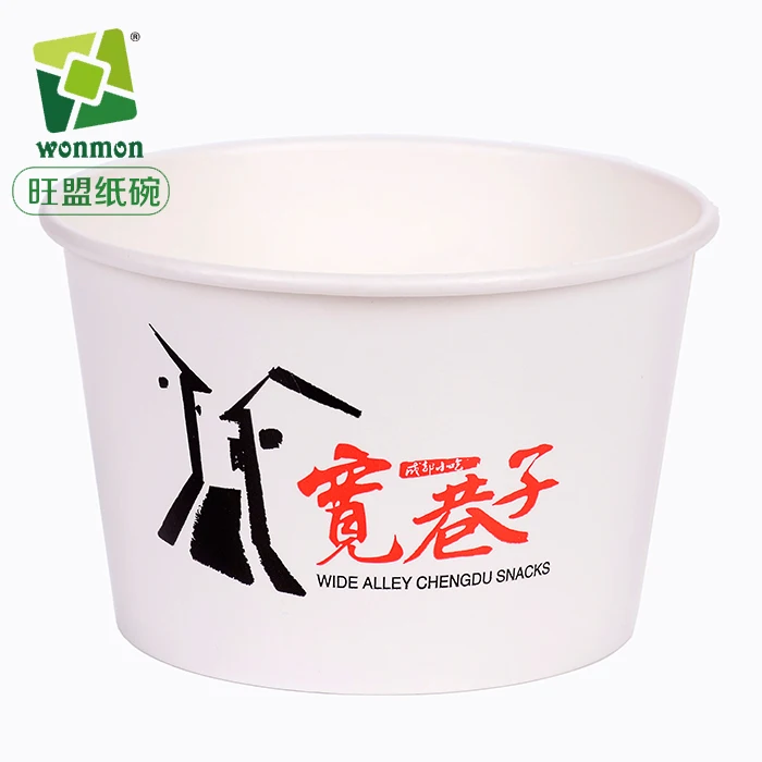 
Ecofriendly disposable 28oz 850ml Kraft paper bowl 