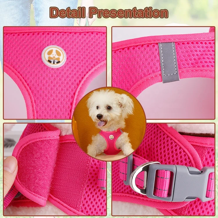 Custom Logo Dog Harness Nylon Recycled Breakaway Curved Plastic Colored Quick Side Release Buckle Dog Harness