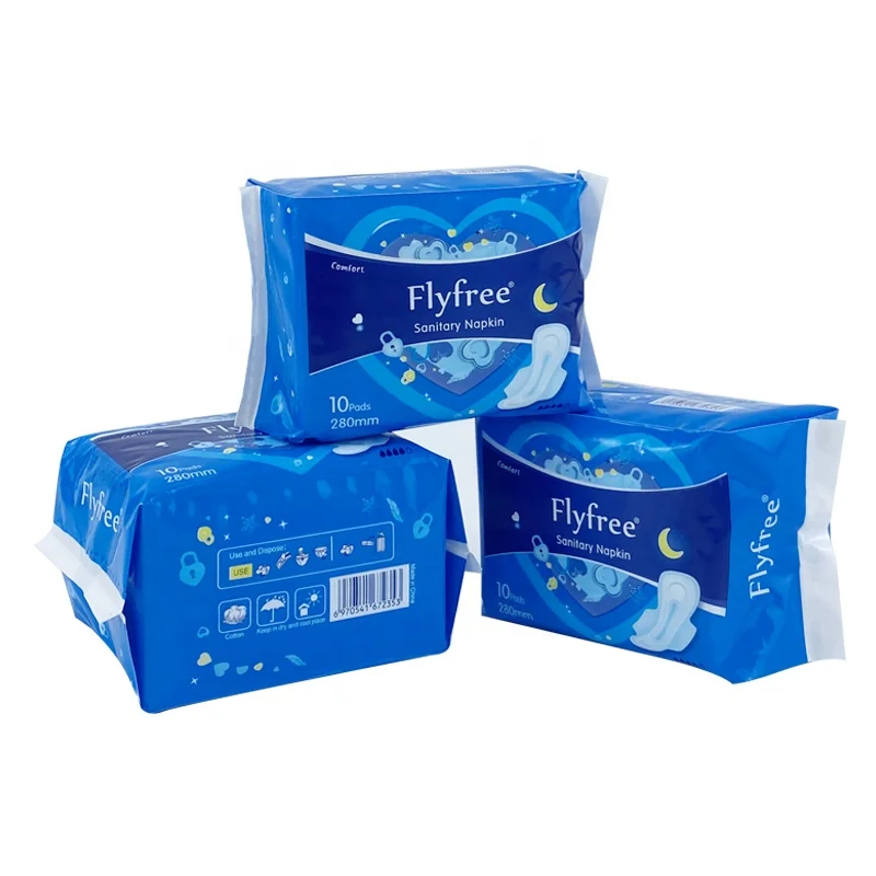 Free Sample Competitive Price Anion Women Pads Disposable Super Soft Daily Use Sanitary Napkins