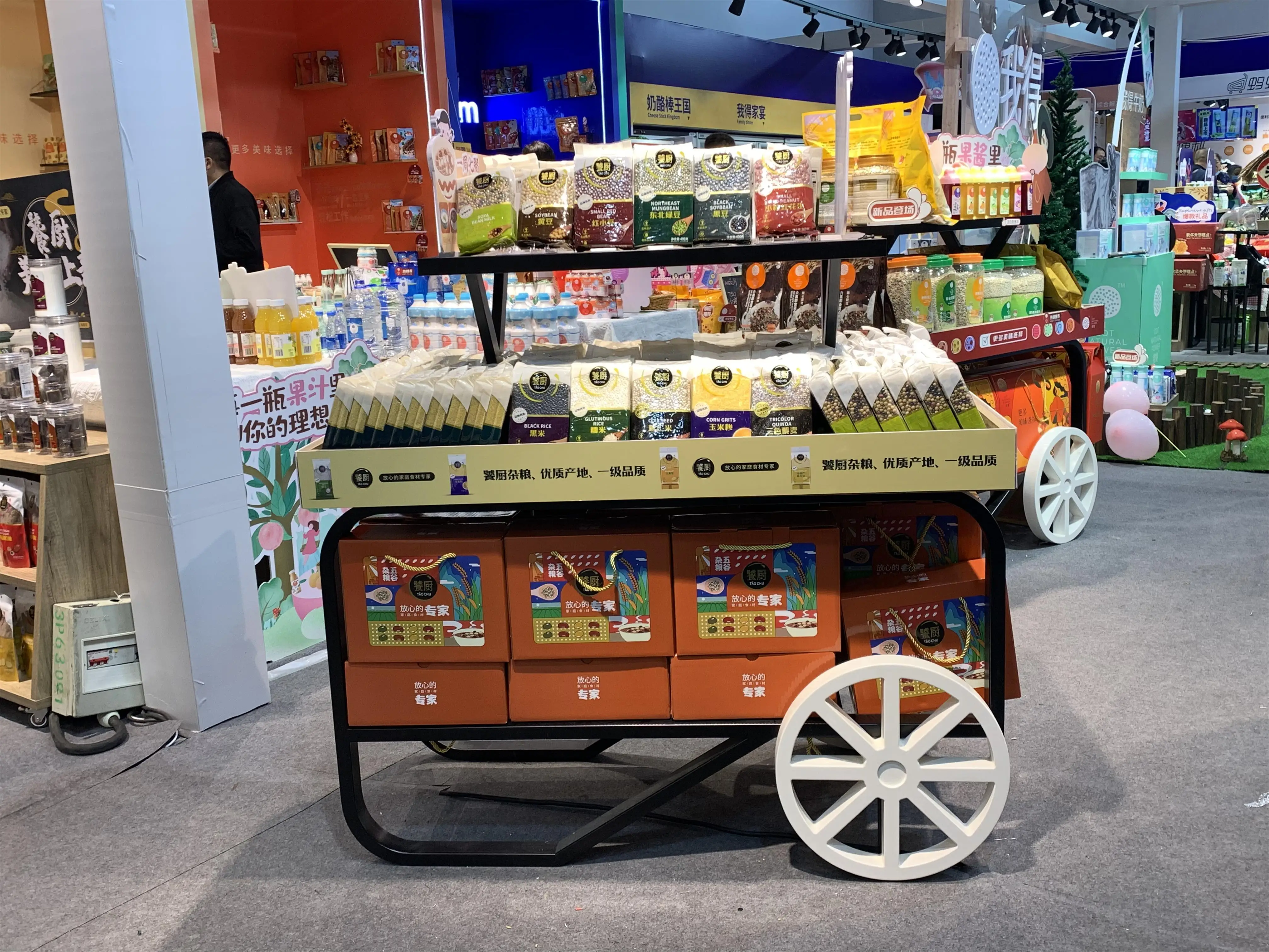 Металлические стеллажи для продуктов магазинов кофейни хлеба стеллаж супермаркетов на