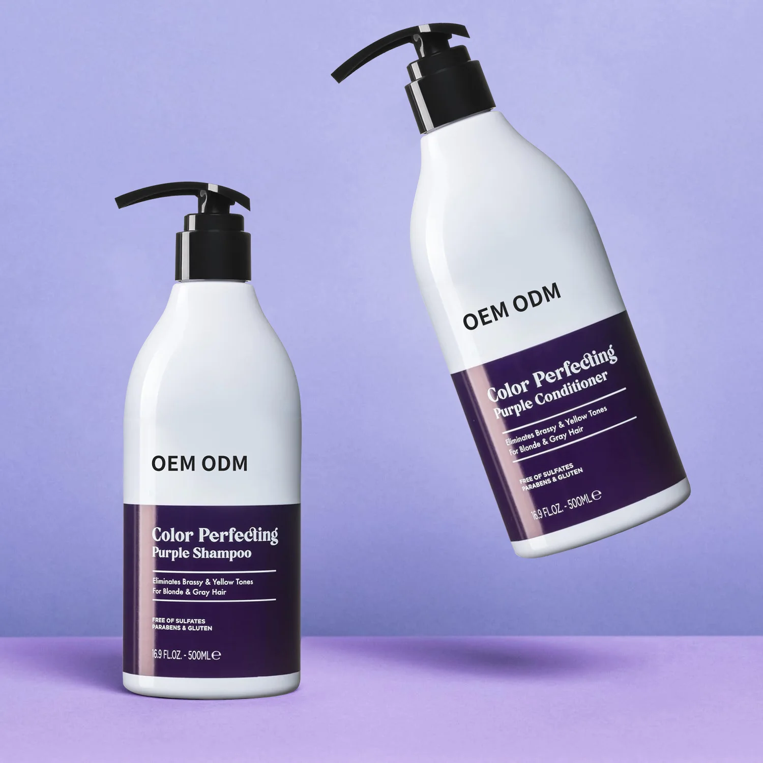 OEM ODM Salon Quality Moisturizing Nourishing Anti Yellow Shampoo for All Hair Texture