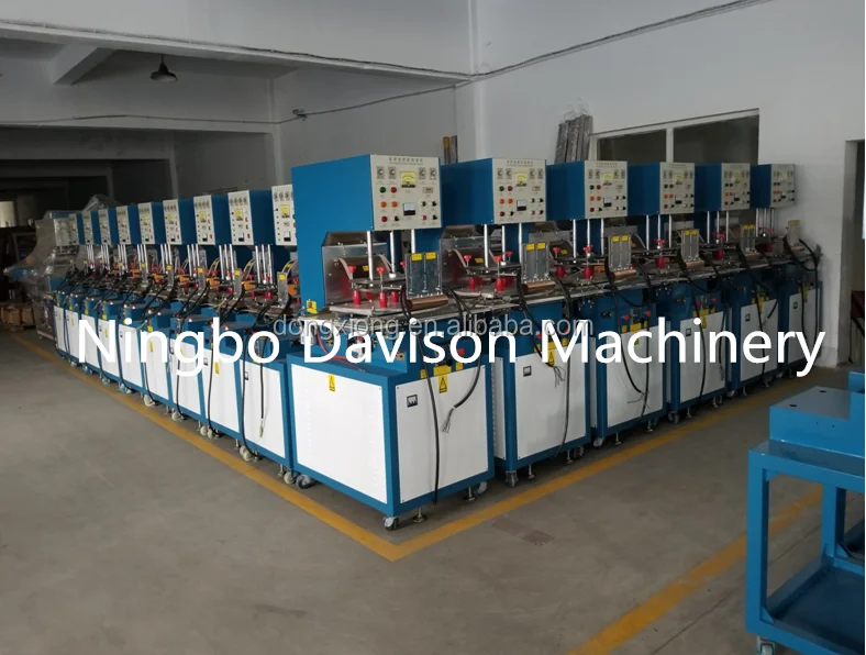 high frequency welding machine with slide table Single blister with paper card packing machine