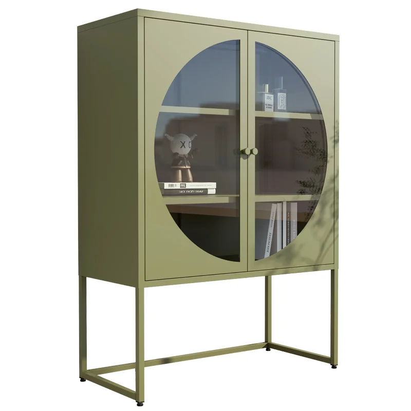 Hot Sale Industrial And Modern Design 2 Door Metal Storage Cabinet Locker Standing Cabinet For Home