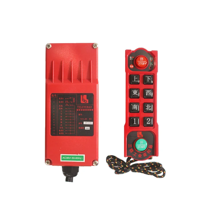 100 meters control distance 8 button dual speed crane remote control