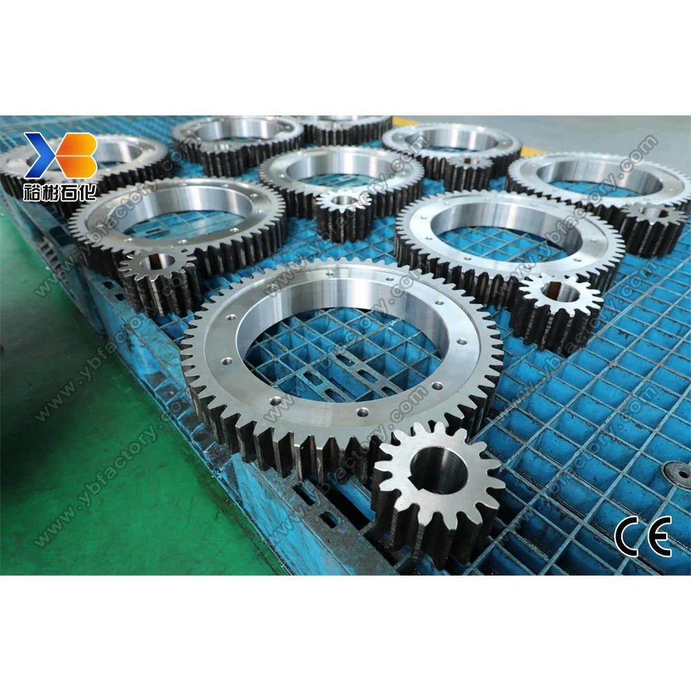 High Quality Custom Made Alloy Steel 41CrMo4 Machined QT Forged Industrial Ring Gear