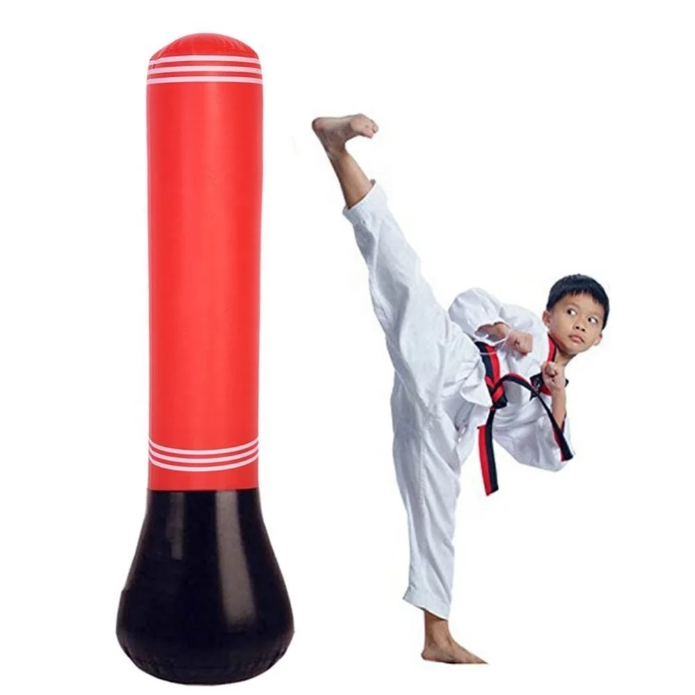 
inflatable fitness Boxing sandbag Vertical household column to relieve pressure vent boxing sandbag 