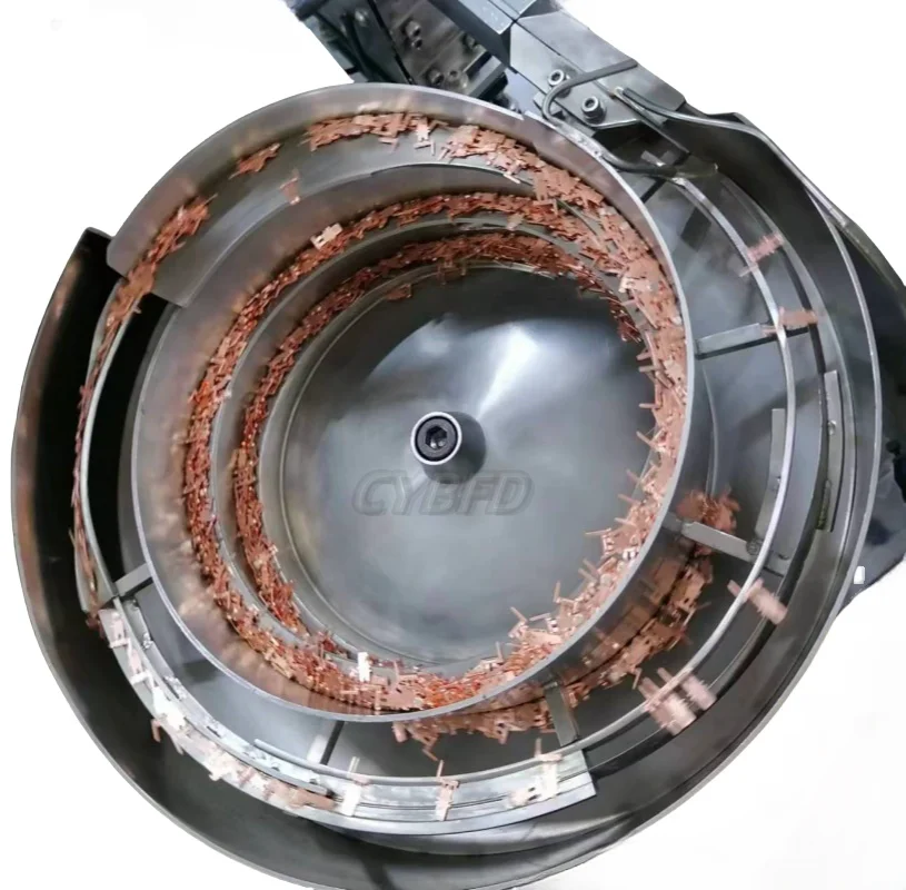 Large Capacity Manufacturer Vibration Bowl Feeder Nuts Screws Pin Small Metal Parts Vibratory Bowl Feeder With Linear Feeder