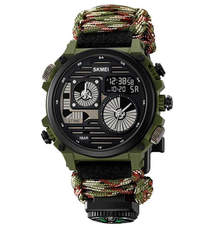 2024 New SKMEI 2202 Factory Wholesale G Style Shock Led Wrist Digital Sports Chronograph Analog Multifunction Watch Mens