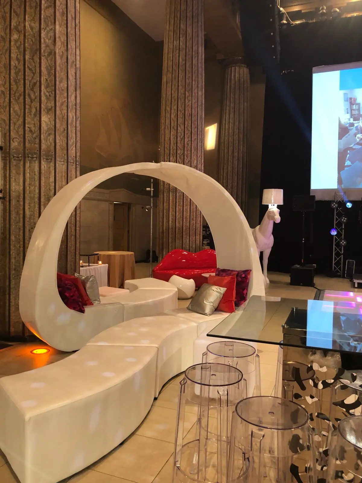 american style newest event wedding lounge sofa set