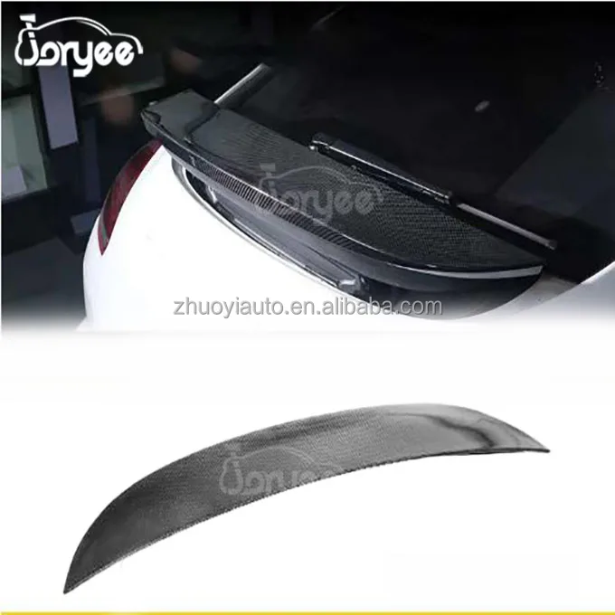 Factory CF Real Carbon Fiber Rear Spoiler Lip For Porsche Panamera 970 2013-2016 Car Boot Wing Trunk Tuning Accessories Body Kit