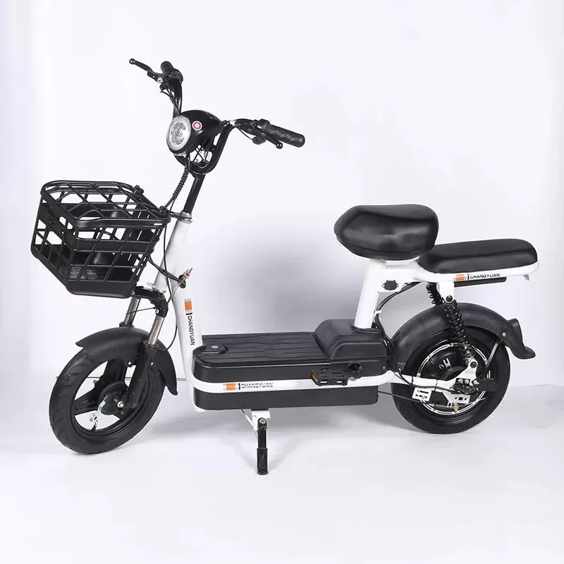 2024 New Adult Electric 2-Wheel E-Bikes Smart Digital 350W Battery Power 48v City Bicycle with Two Seats Good Price