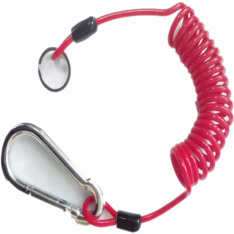 
6 Feet Safety Breakaway Trailer Cable,Rv Stainless Steel Spring Towed Spiral Wire Anti-Lost Cable 