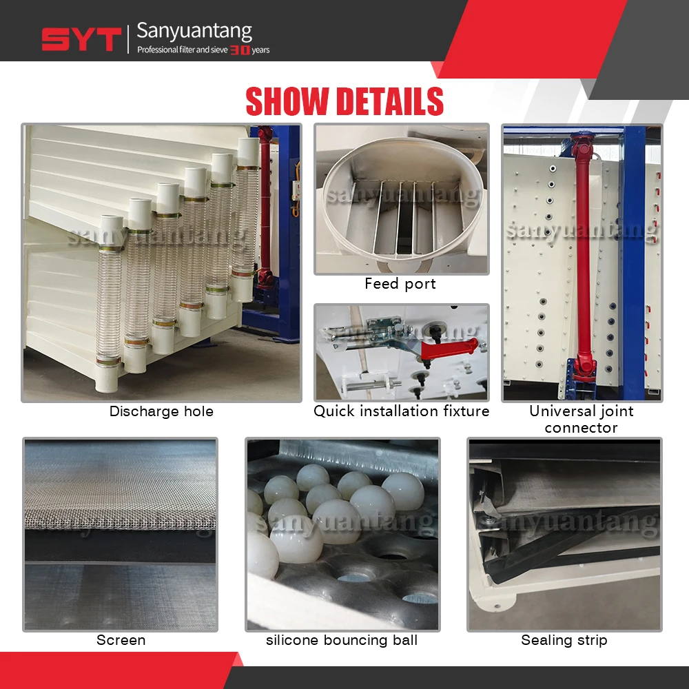 FYBS Soil Stone Fertilizer Gyratory Sifter Screening Machine for Sale