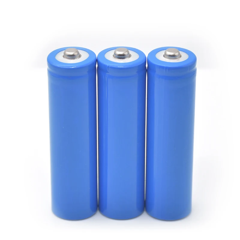 
18650 cylindrical lithium-ion battery 1200mah standard voltage 3.7v arrow blue leather environmentally chargeable battery 