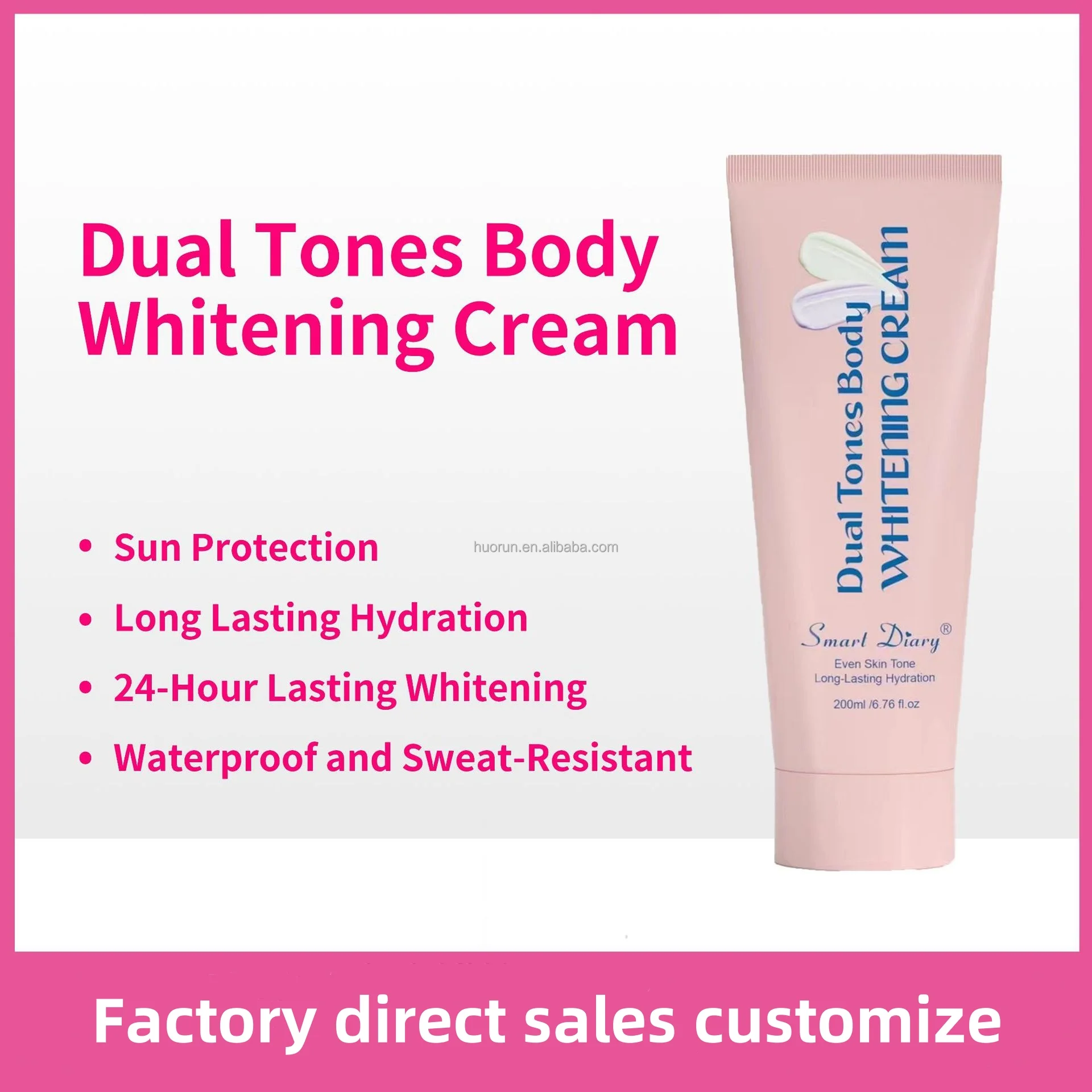 Smart Diary  Body Cream Moisturizing Primer Isolation SPF50+++ Water & Sweat Resistant