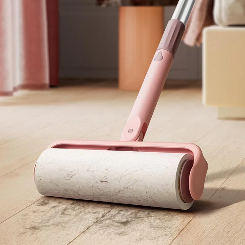 Manufacturer Replaceable Long Handle Best Pet Hair Remover Stickers Hair Scrapers Floor Lint Roller