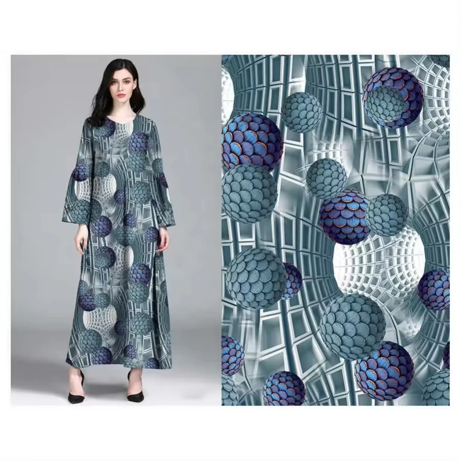 Soft touch floral patterns 100% viscose plain woven custom digital printing fabric  for women dress