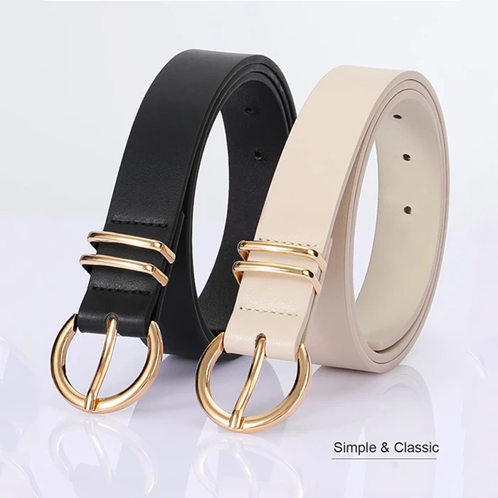 Jeans Dresses Pants Ladies Colorful Decorative Ladies PU Leather Belts For Fashion Vintage Women Waist Belts