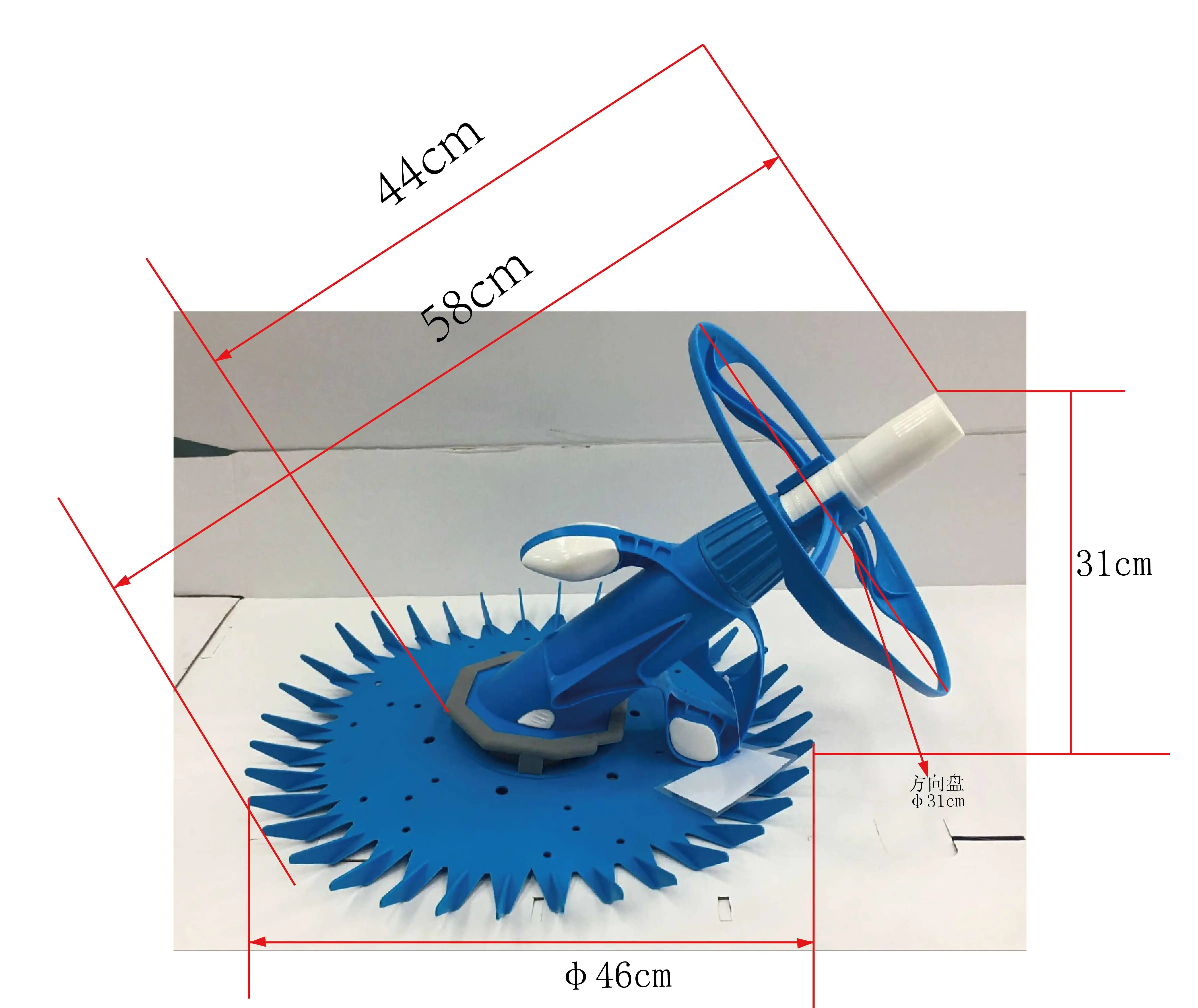 High quality Automatic pool cleaner for inground pool cleaning with hoses
