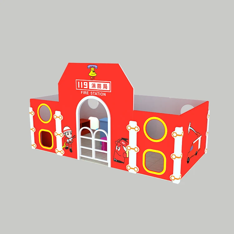 Детский высококачественный пластиковый игровой домик для ролевых игр на открытом воздухе