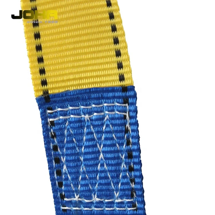 Full Body Safety Harness Used in Combination with Double Safety Lanyard