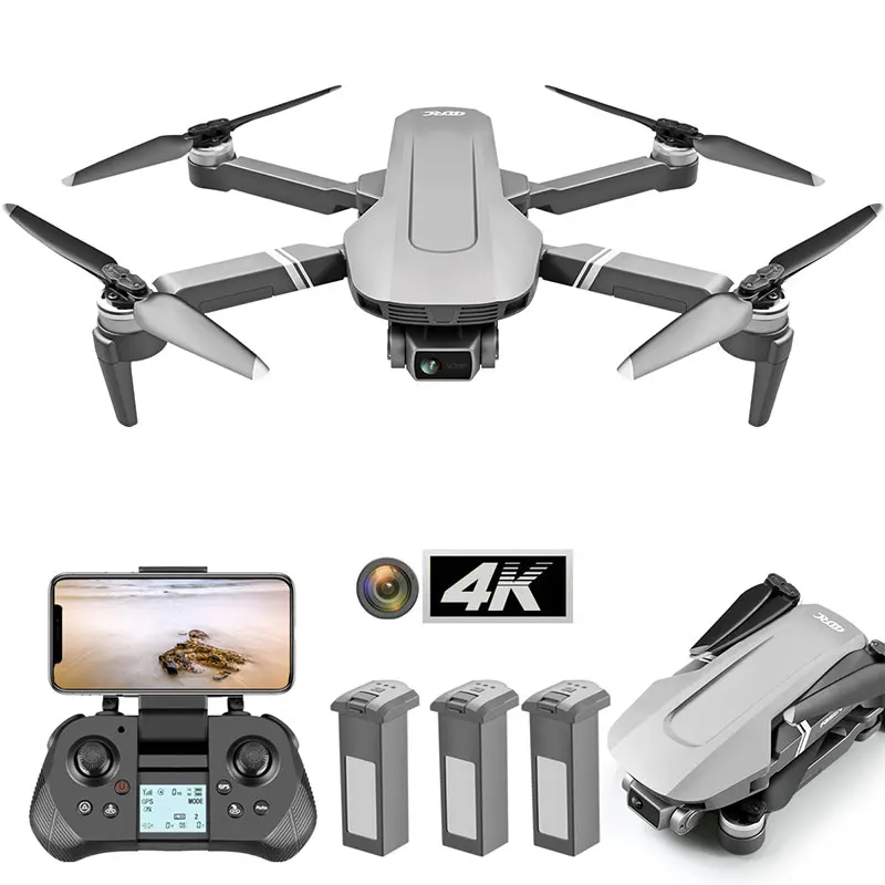 2022 2km long distance 25mins flight time motor professional F4 6K drones with 4k hd camera and gps
