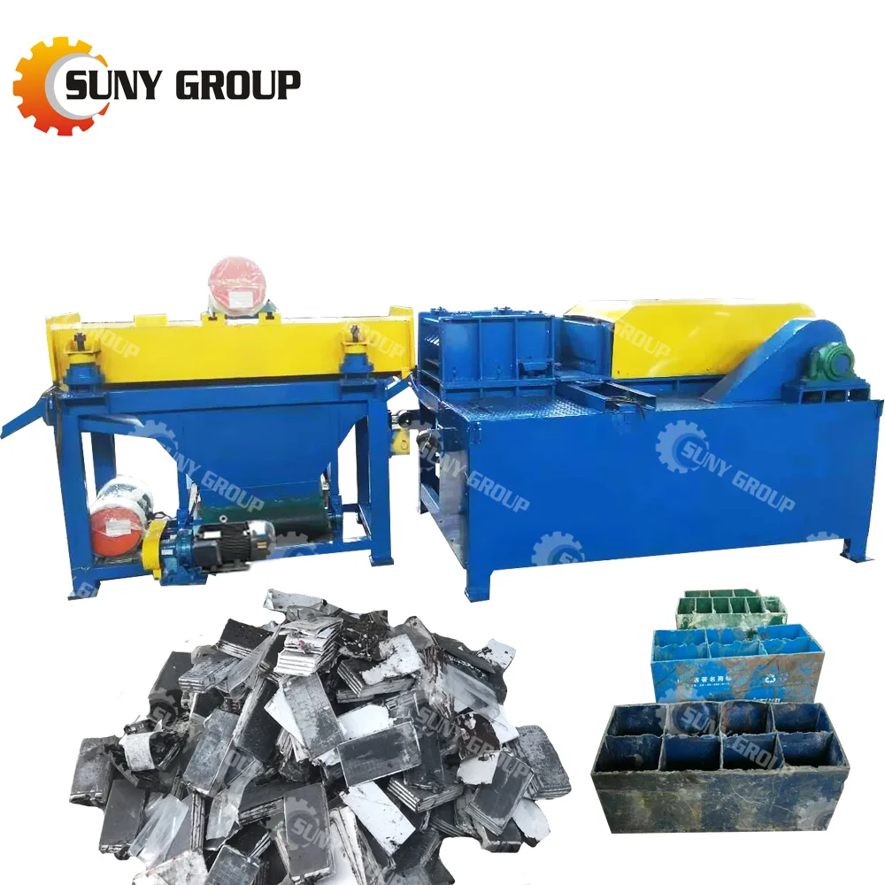 Fully Automatic Car Used Lead Acid Battery Recycling Machine Lead Acid Battery Recycling Plant