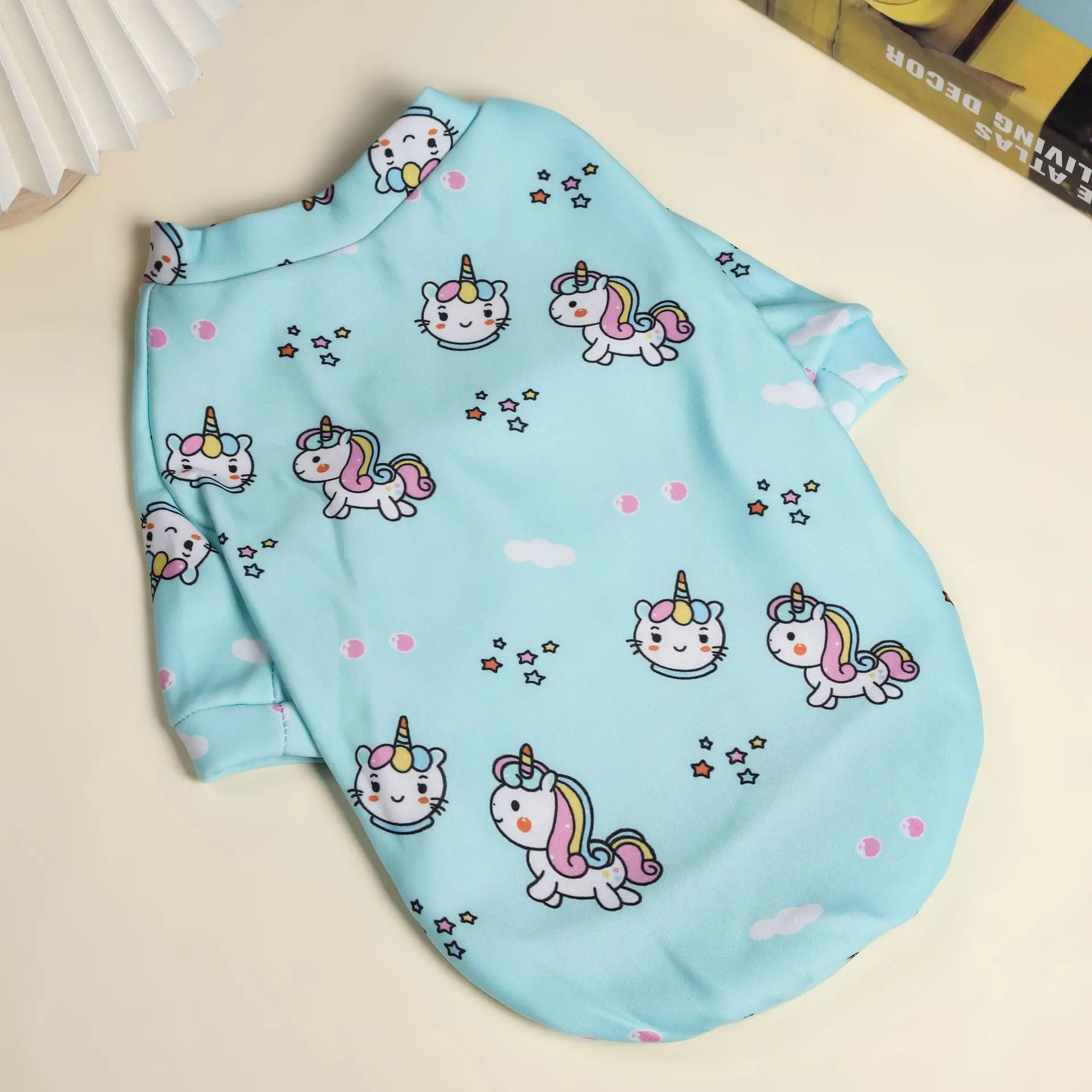 Qbellpet pet supplies 100% Polyester Luxury Cartoon Shirt Dog Pet Clothes For Dog Cartoon Hoodie
