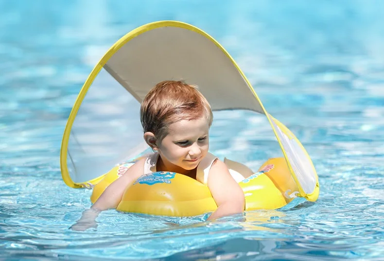 Free Swimming Baby Inflatable Baby Swim Float Children Waist Ring Inflatable Pool Floats Toys Swimming Pool