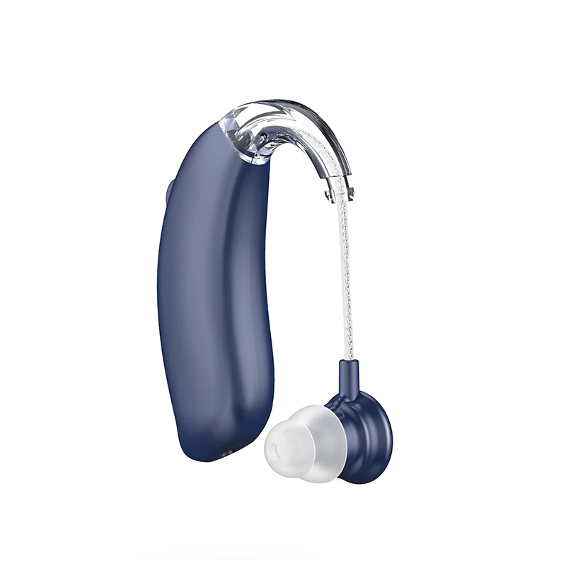 Adjustable small inner ear high acoustic enhancement amplifier hearing aid