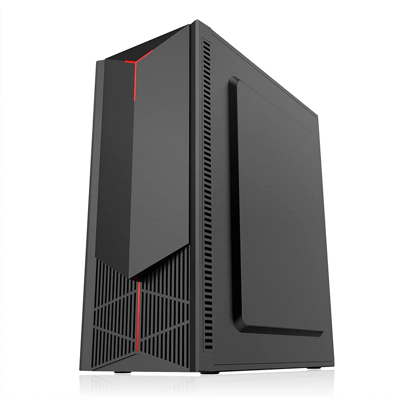 SNOWMAN New Trend CS024 ATX PC Case For Gaming Acrylic Computer PC Case MATX Black Mid Tower Customize Desktop Computer case