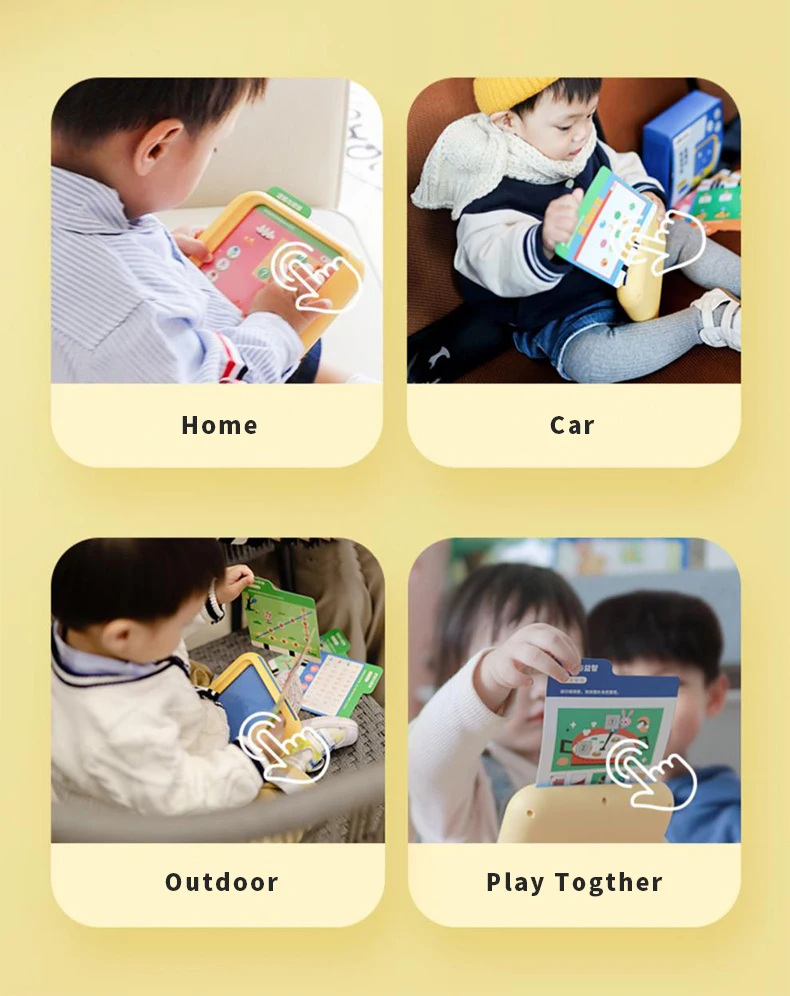 Vocabulary Compact  Animal Preschool Compact Children Cognitive Sight Words Memory Alphabetic Flash Card For Kid