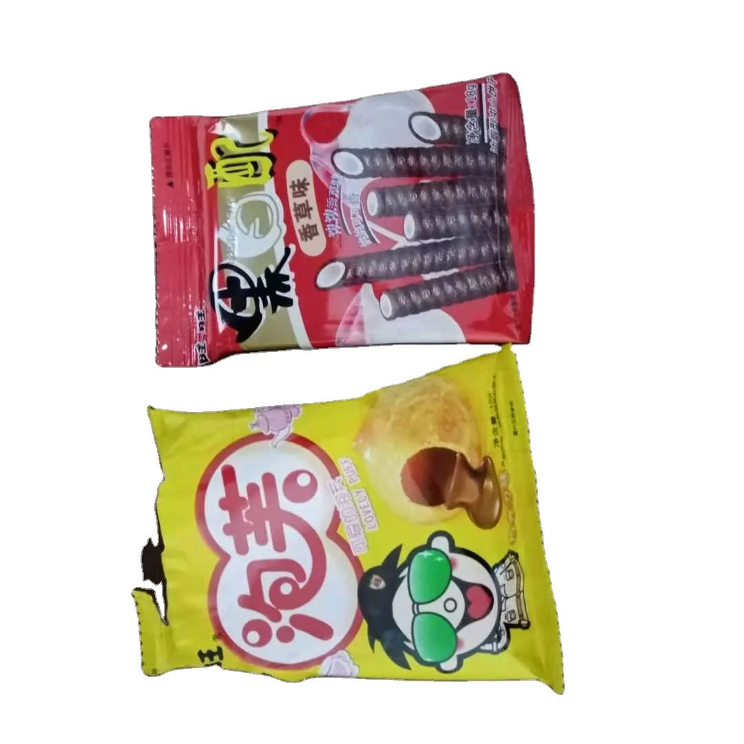 good quality food packaging plastic roll film for crisp packets snacks cookies wrapper film roll