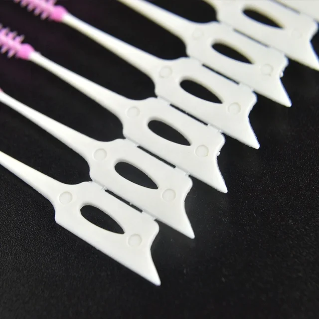 pink color disposable plastic toothpicks