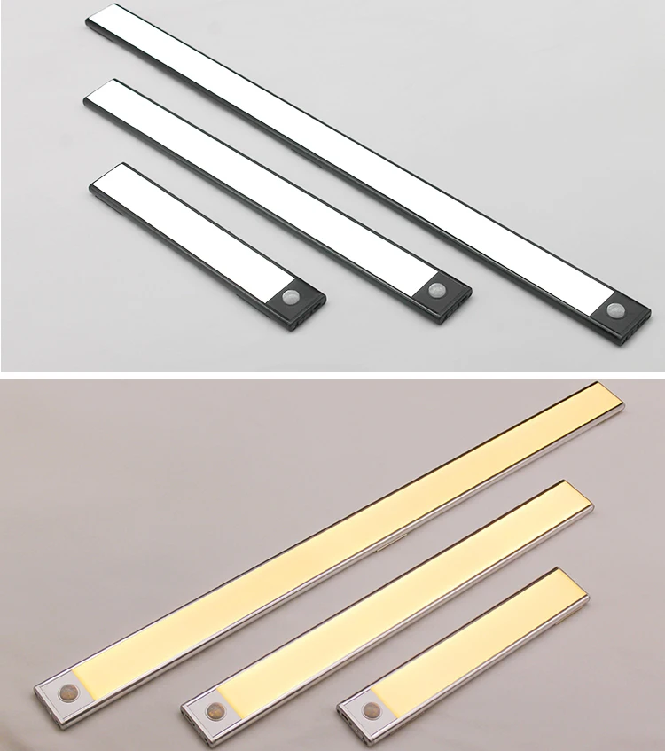 High quality  PIR motion sensor light 800mA 3.2W high luminous night light  with lithium battery