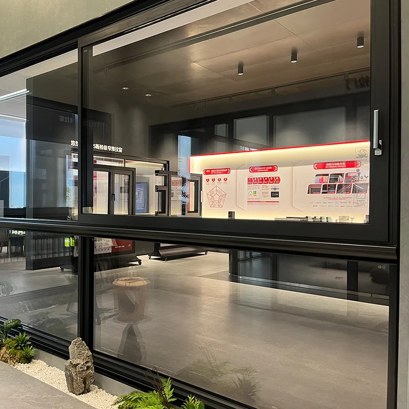 Wholesale Aluminium Glass Price 3 Track Design Safety Sliding Windows for Homes Building