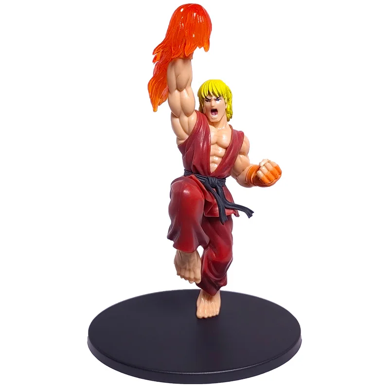 Factory wholesale action figure model street fighter custom pvc dolls toys for decoration